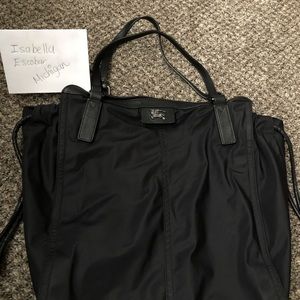 Burberry nylon bucket tote